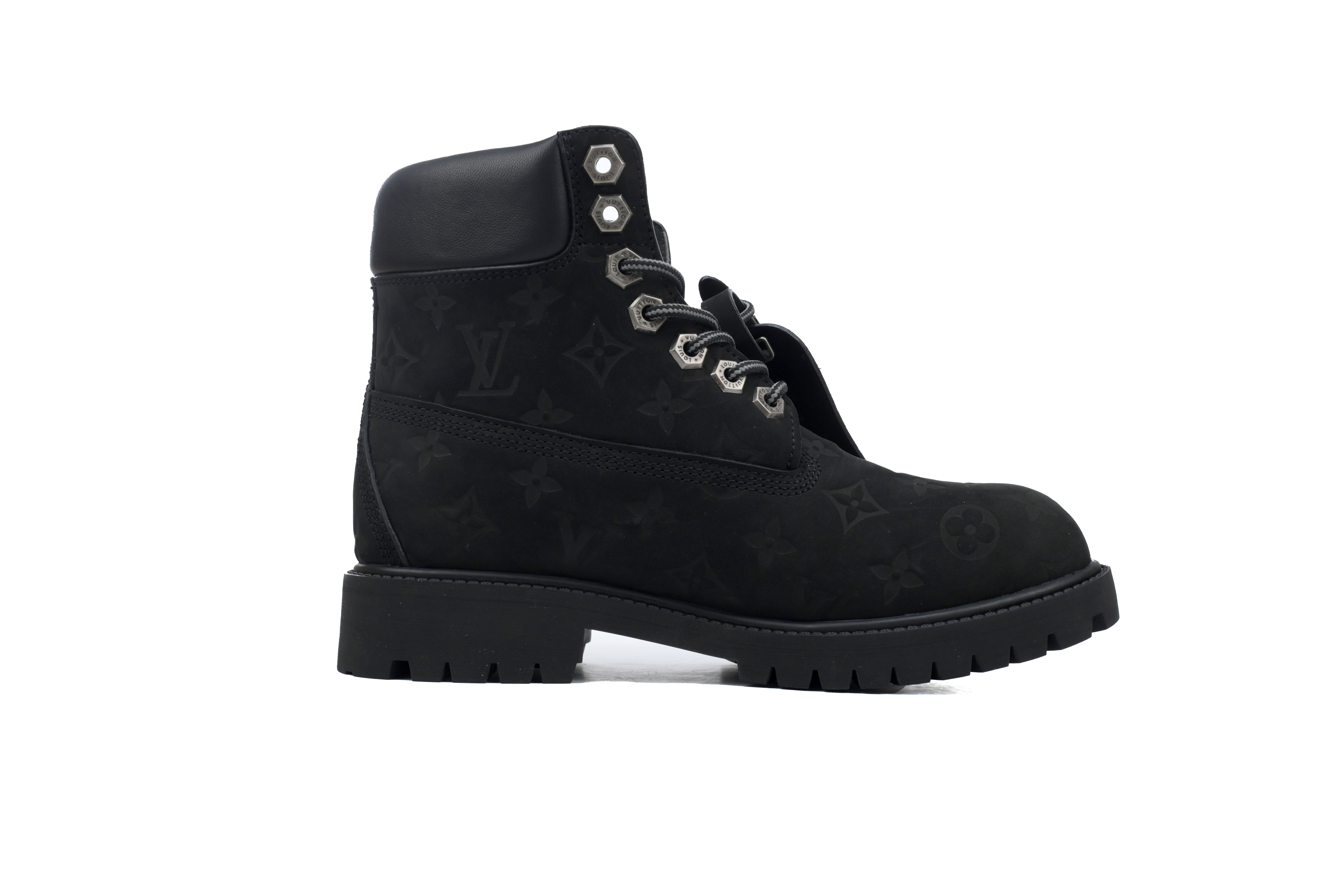 Coco Shoes Louis Vuitton Timberland 6" Ankle Boot Black Monogram 1AD73H - Cocoshoesvip.net