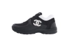 Chanel Low Top Trainer Black White G38299 Y55720 K3845