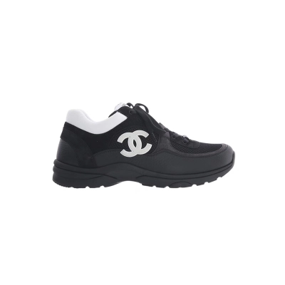 Chanel Low Top Trainer Black White G38299 Y55720 K3845 02