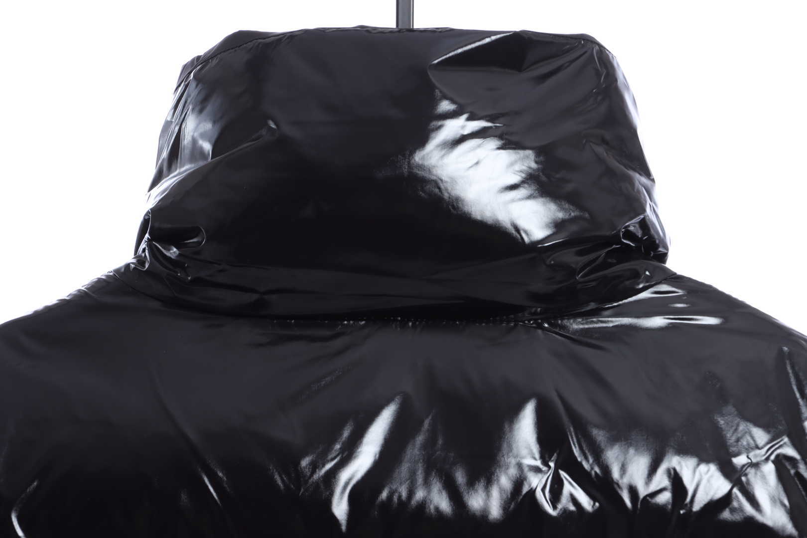 Coco Shoes Moncler Lacquered Short Down Jacket Black - Cocoshoesvip.net