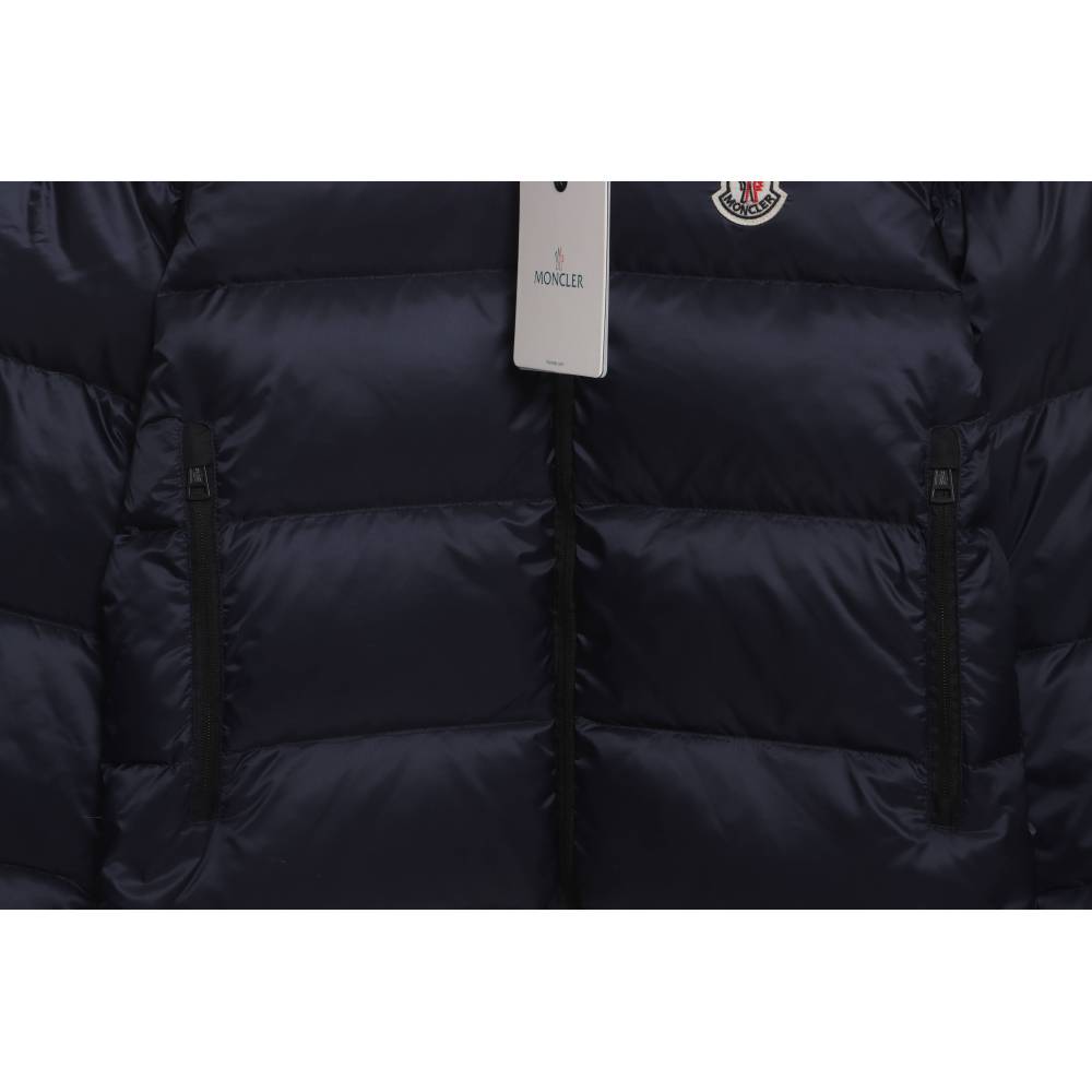 Coco Shoes Moncler Basic Peuplier Down Jacket In Blue - Cocoshoesvip.net