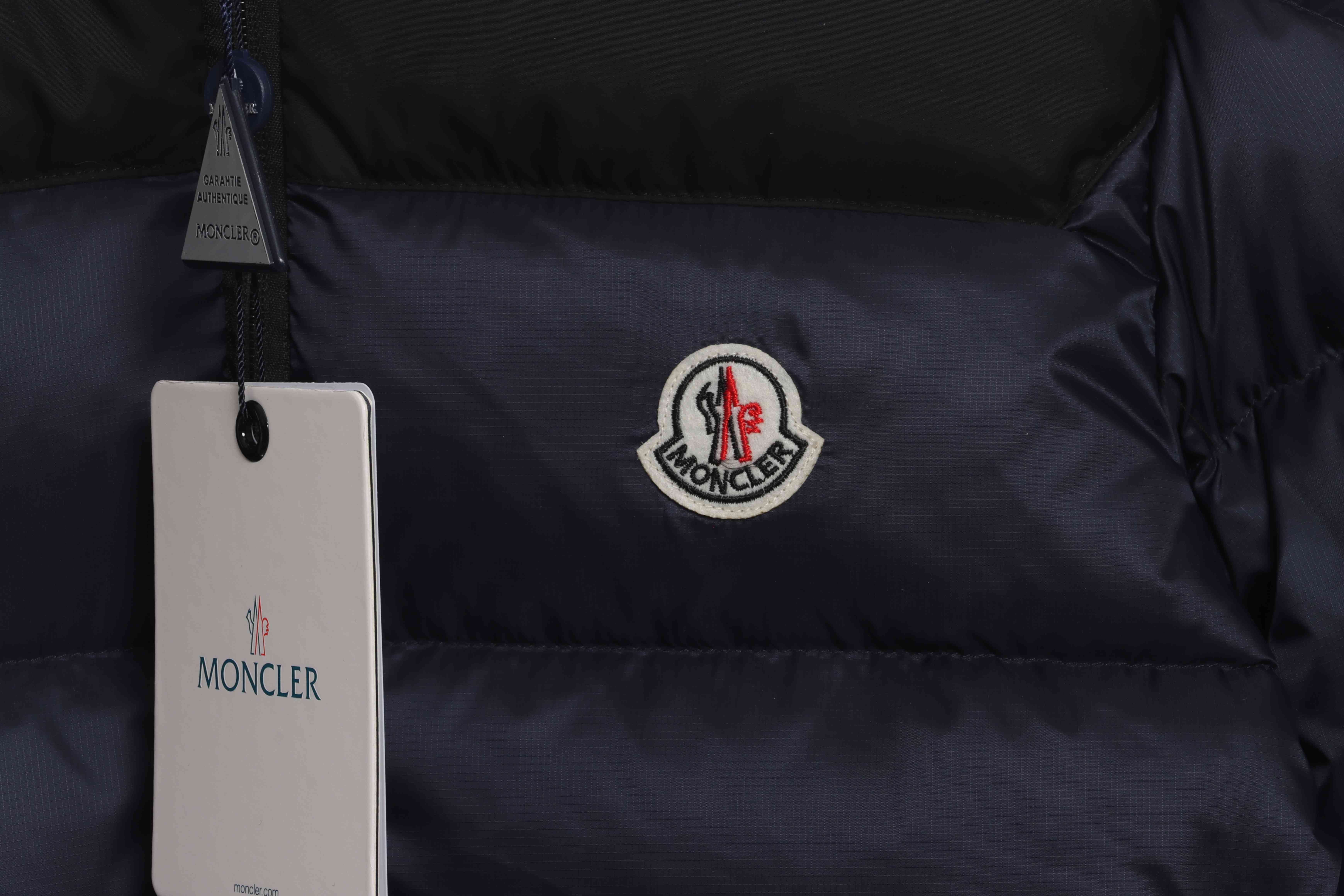 Coco Shoes Moncler Basic Peuplier Down Jacket In Blue - Cocoshoesvip.net