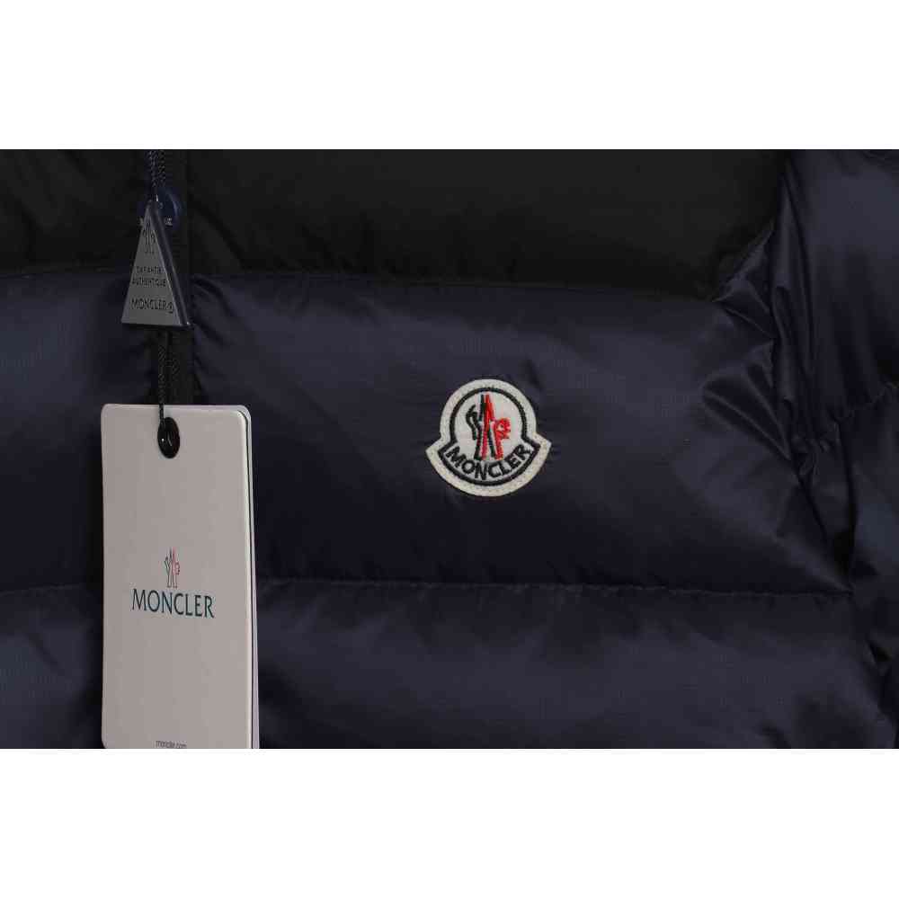 Coco Shoes Moncler Basic Peuplier Down Jacket In Blue - Cocoshoesvip.net