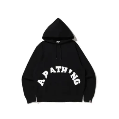 Bape Giant Ape Head Hoodie Black & Grey 02