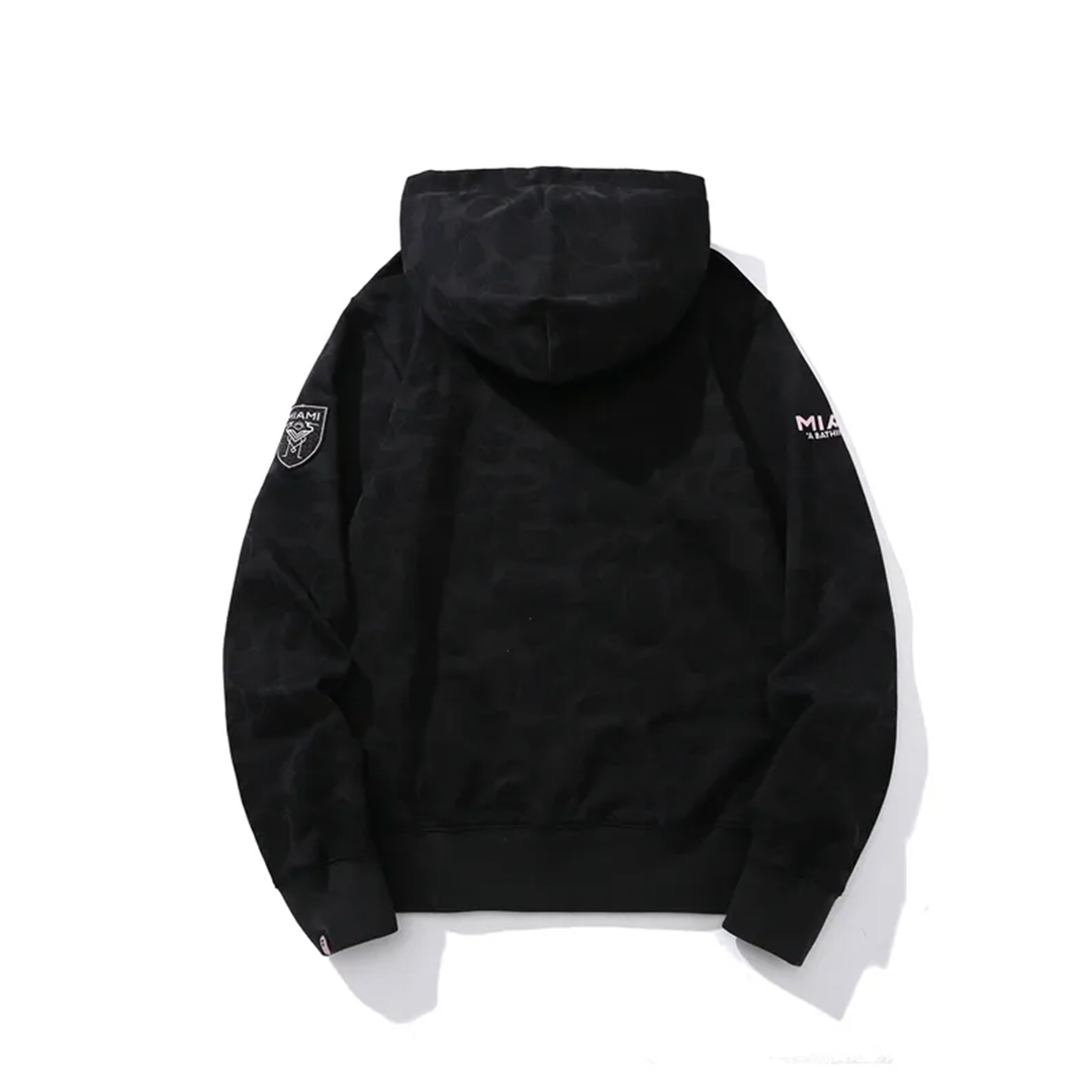Coco Shoes BAPE x Inter Miami CF Camo Pullover Hoodie White & Black & Pink - Cocoshoesvip.net