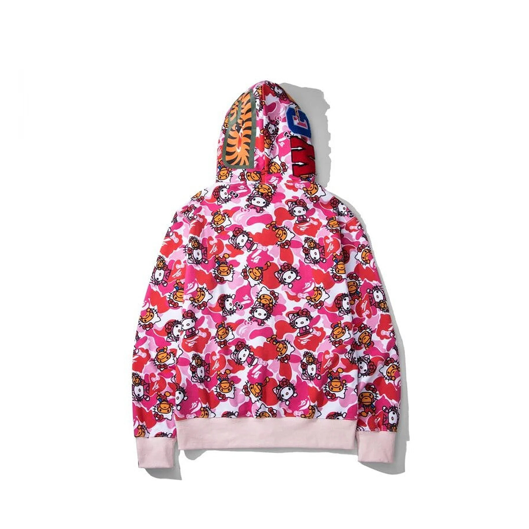 Coco Shoes BAPE Hello Kitty Pink Hoodie - Cocoshoesvip.net