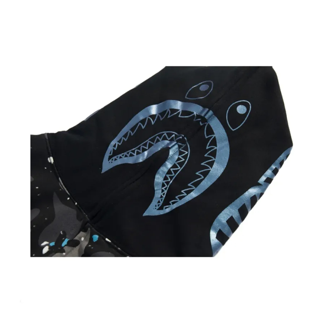 Coco Shoes BAPE Luminous Starry Sky Hoodie Black & White - Cocoshoesvip.net