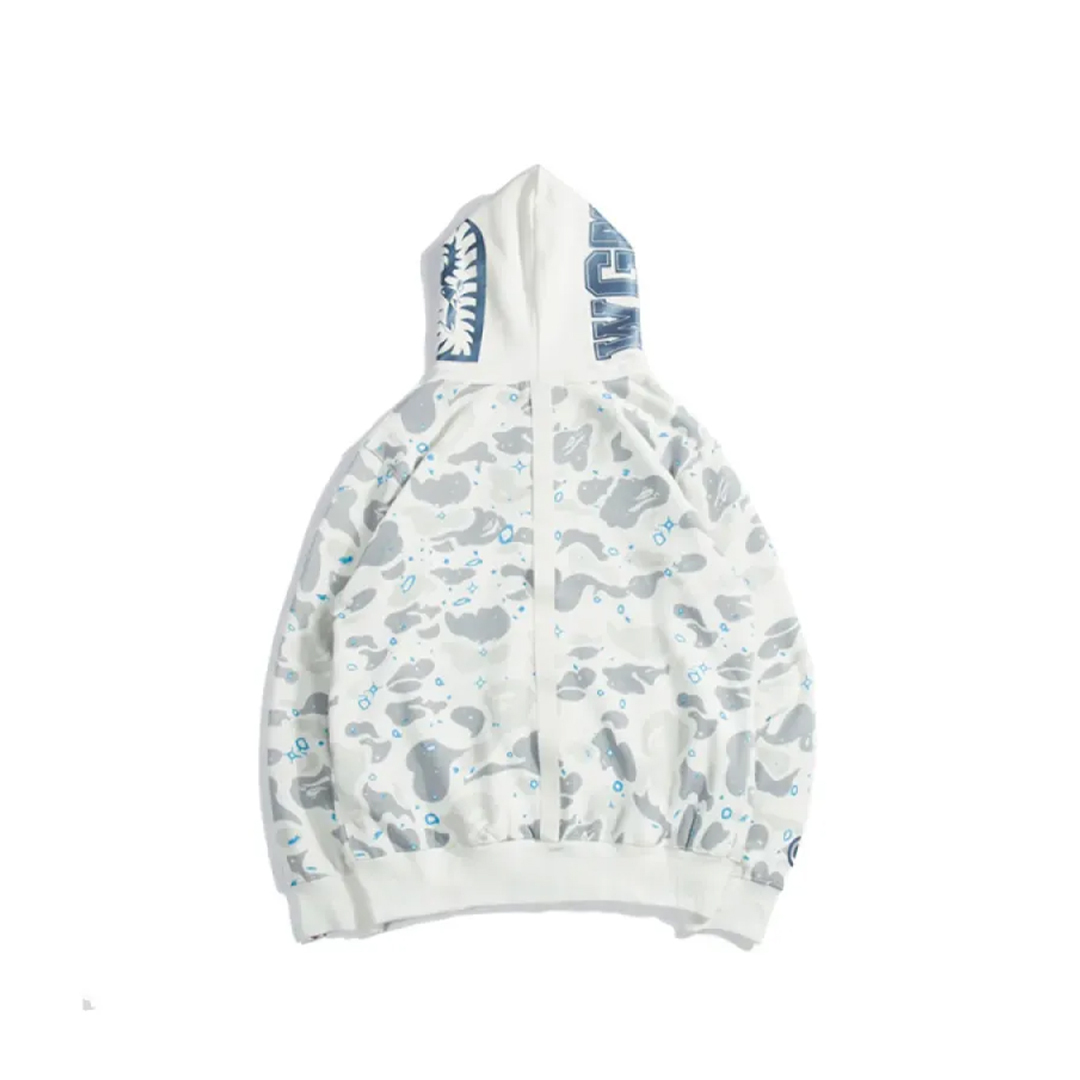 Coco Shoes BAPE Luminous Starry Sky Hoodie Black & White - Cocoshoesvip.net