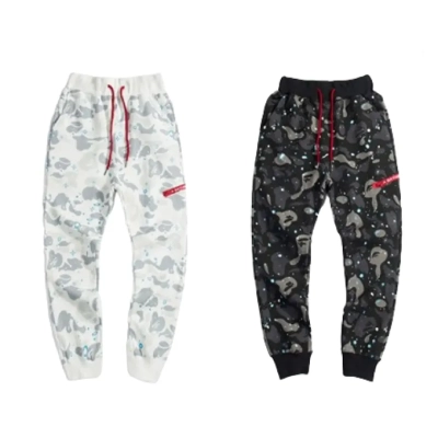 Bape Luminous Starry Sky Trousers Black & White 01