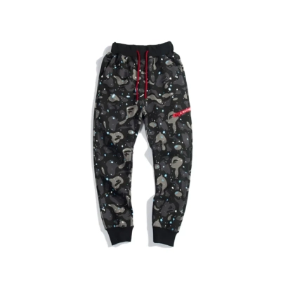 Bape Luminous Starry Sky Trousers Black & White 02