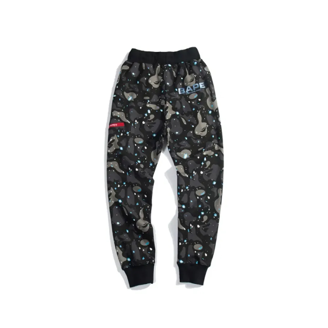 Coco Shoes BAPE Luminous Starry Sky Trousers Black & White - Cocoshoesvip.net