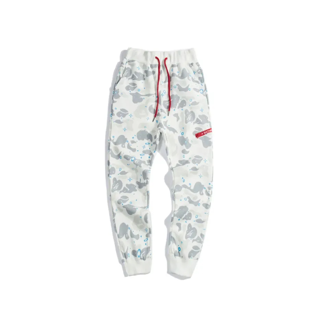 Coco Shoes BAPE Luminous Starry Sky Trousers Black & White - Cocoshoesvip.net