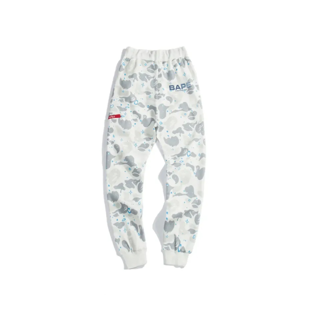 Coco Shoes BAPE Luminous Starry Sky Trousers Black & White - Cocoshoesvip.net