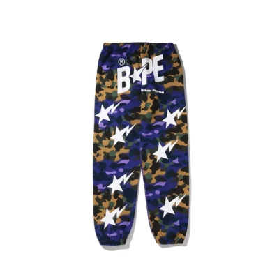 Bape Shark Head Star Camouflage Trousers 01