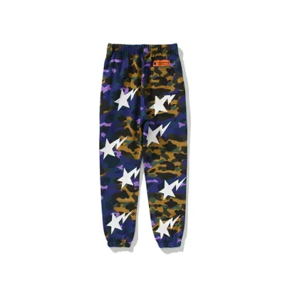 Bape Shark Head Star Camouflage Trousers 02