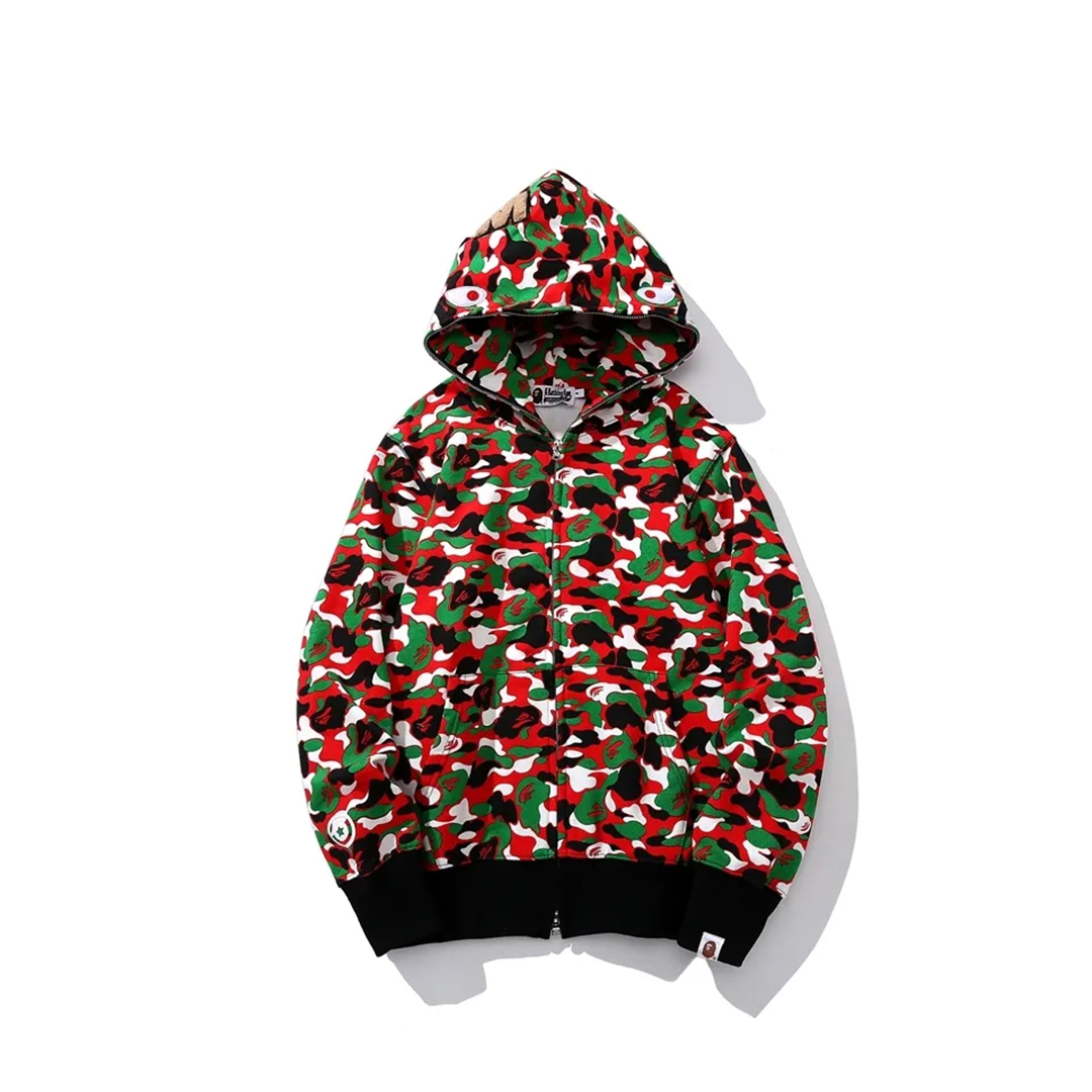 Coco Shoes BAPE Dubai 3rd Anniversary Shark Full Zip Hoodie - Cocoshoesvip.net
