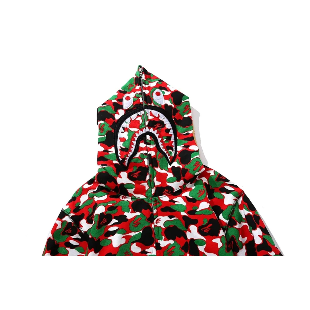 Coco Shoes BAPE Dubai 3rd Anniversary Shark Full Zip Hoodie - Cocoshoesvip.net