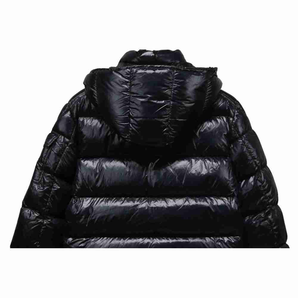 Coco Shoes Moncler Maya Lacquered Down Jacket Black - Cocoshoesvip.net