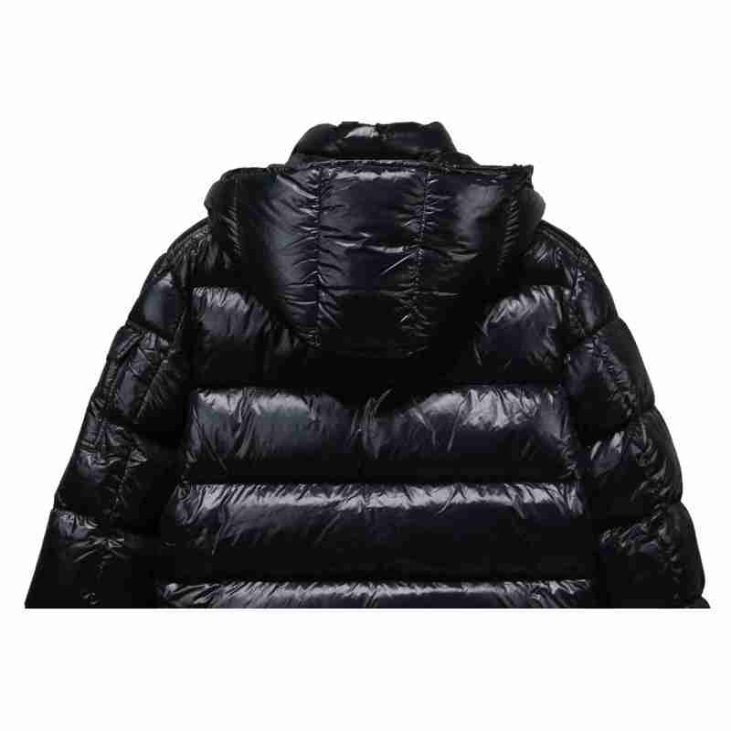 Coco Shoes Moncler Maya Lacquered Down Jacket Black - Cocoshoesvip.net
