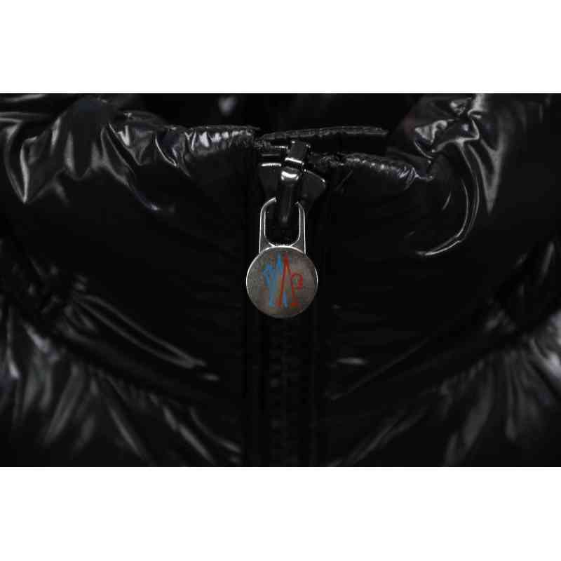 Coco Shoes Moncler Maya Lacquered Down Jacket Black - Cocoshoesvip.net