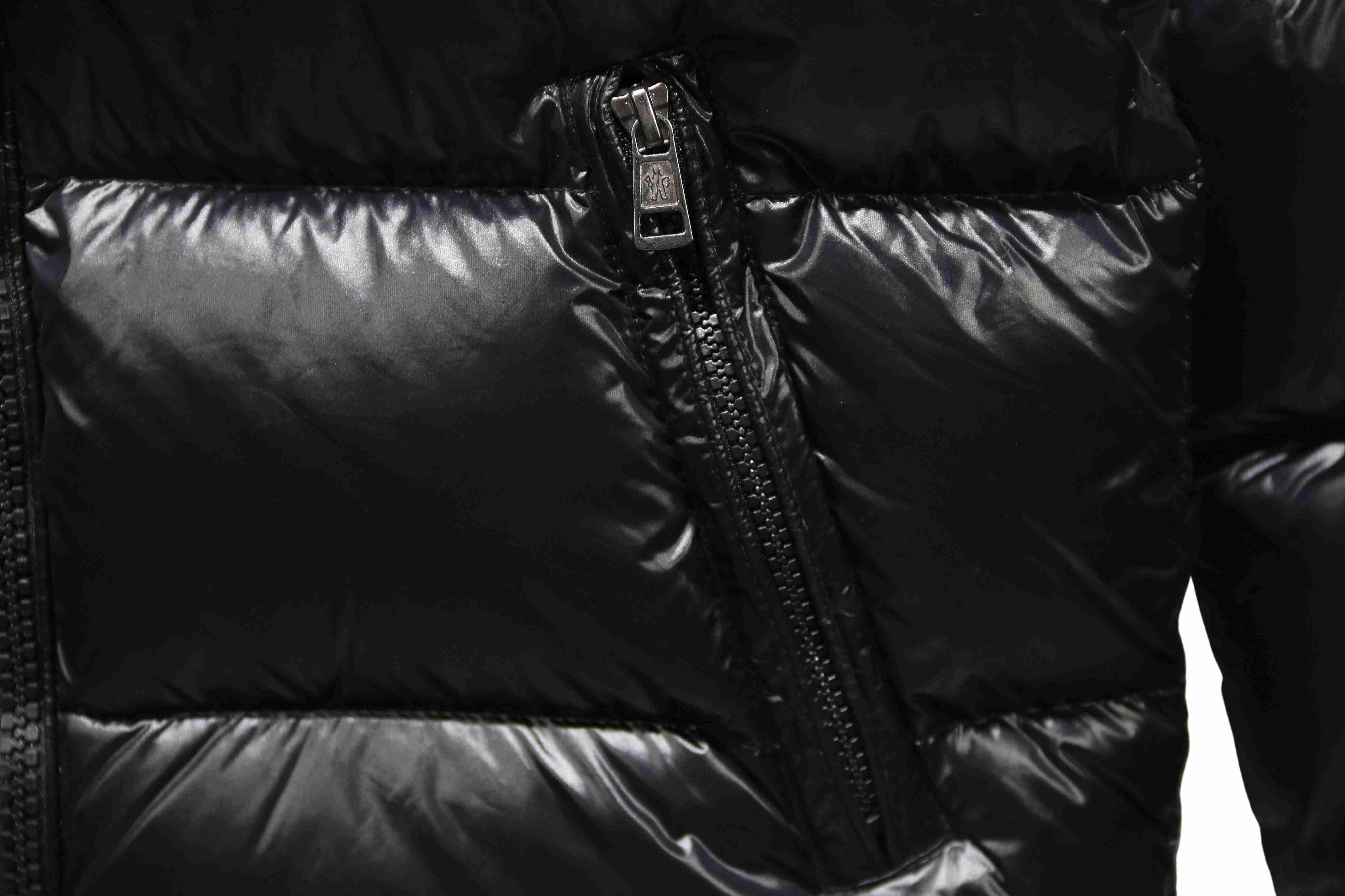 Coco Shoes Moncler Maya Lacquered Down Jacket Black - Cocoshoesvip.net