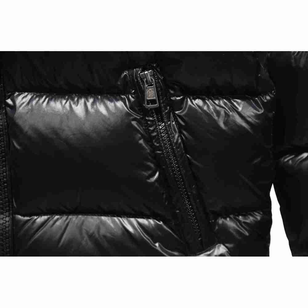 Coco Shoes Moncler Maya Lacquered Down Jacket Black - Cocoshoesvip.net