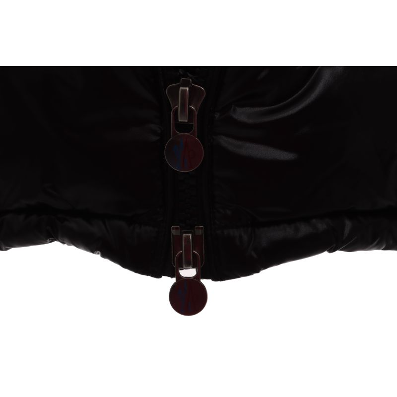 Coco Shoes Moncler Maya Lacquered Down Jacket Black - Cocoshoesvip.net