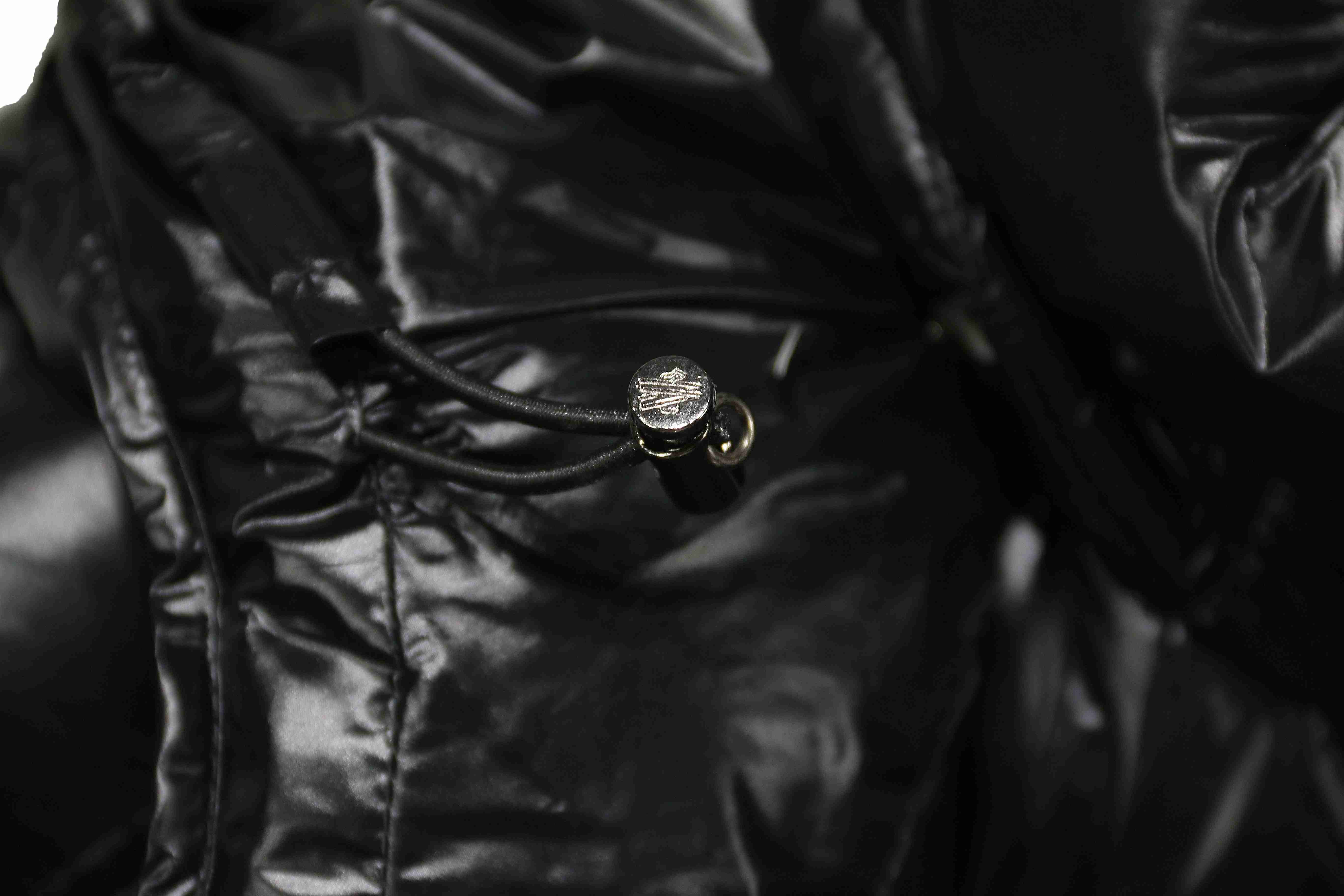 Coco Shoes Moncler Maya Lacquered Down Jacket Black - Cocoshoesvip.net