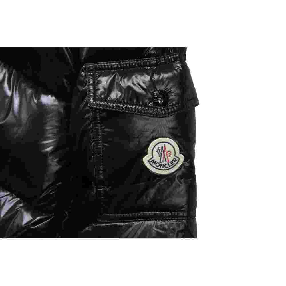 Coco Shoes Moncler Maya Lacquered Down Jacket Black - Cocoshoesvip.net