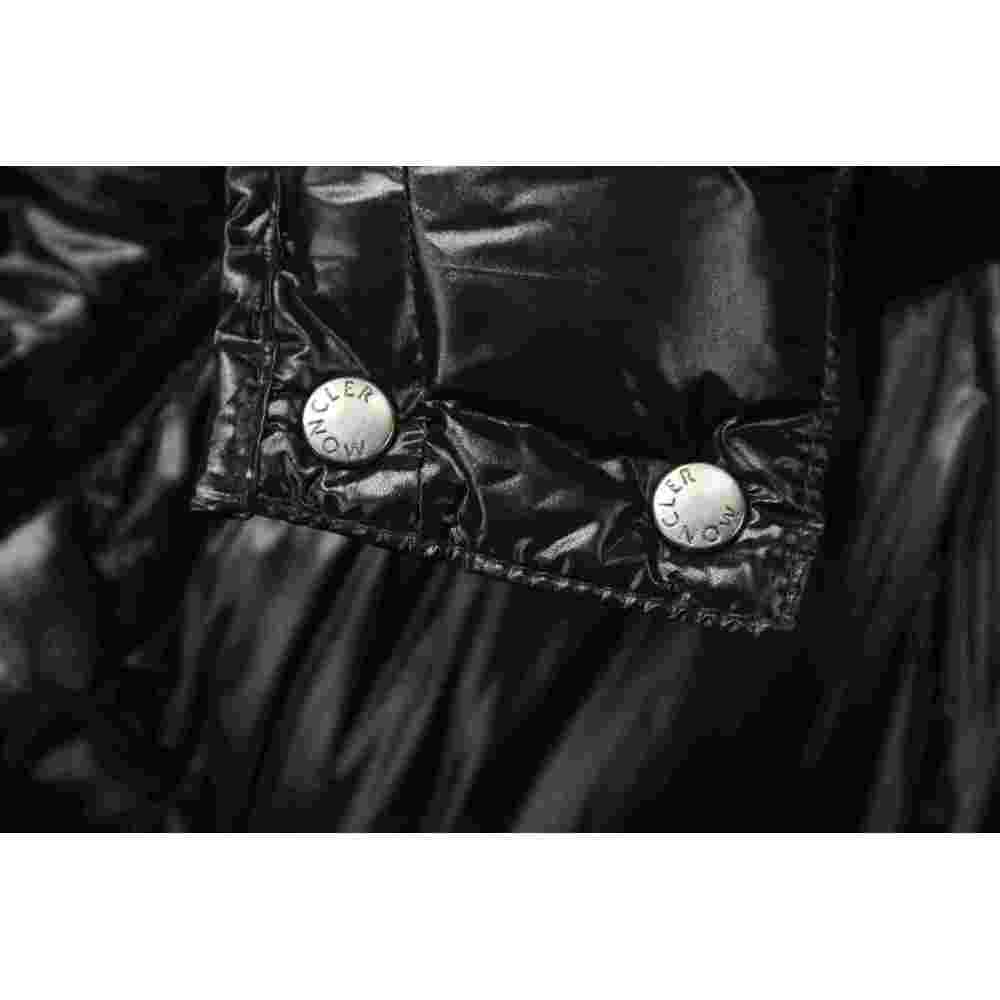 Coco Shoes Moncler Maya Lacquered Down Jacket Black - Cocoshoesvip.net