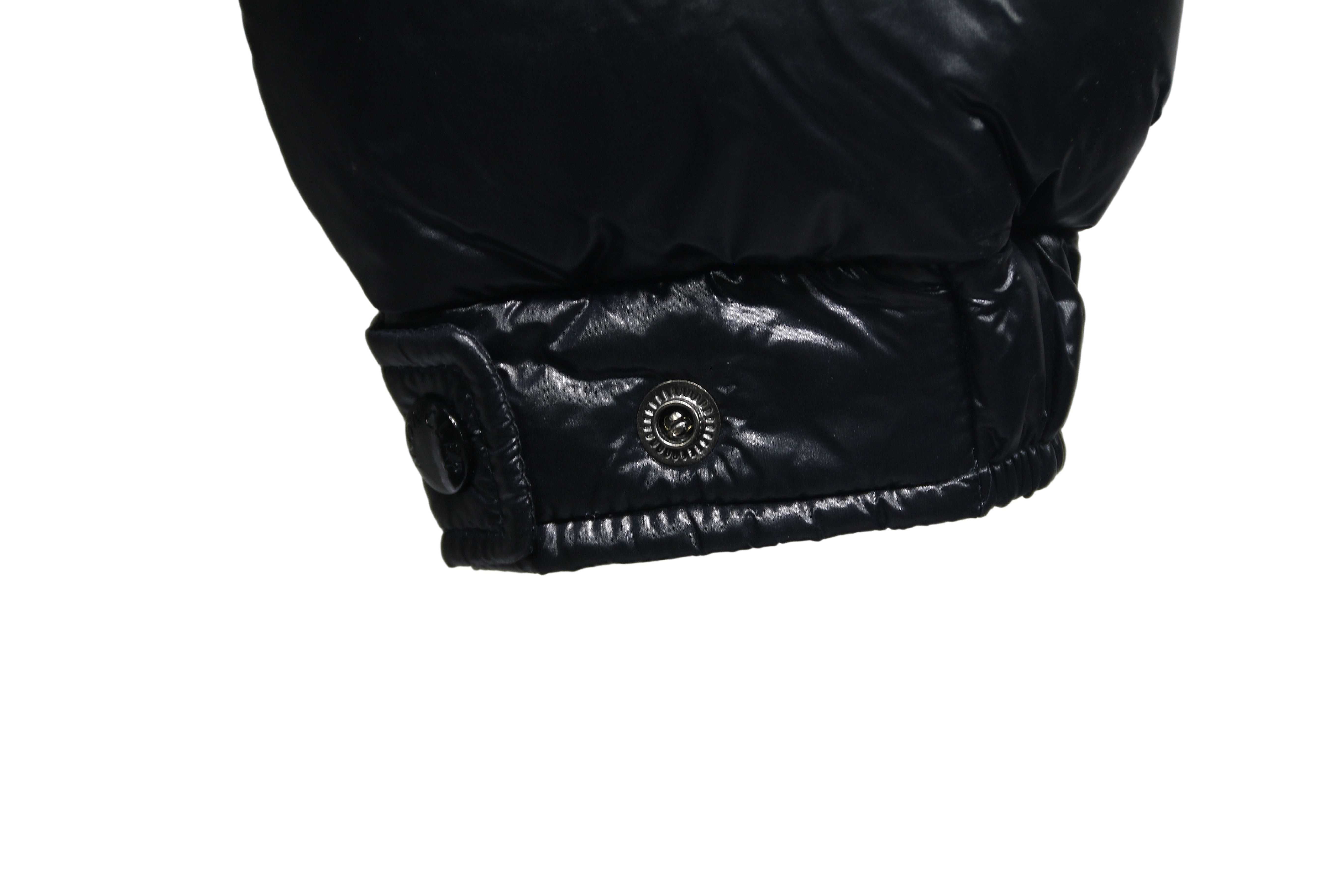 Coco Shoes Moncler Maya Lacquered Down Jacket Black - Cocoshoesvip.net