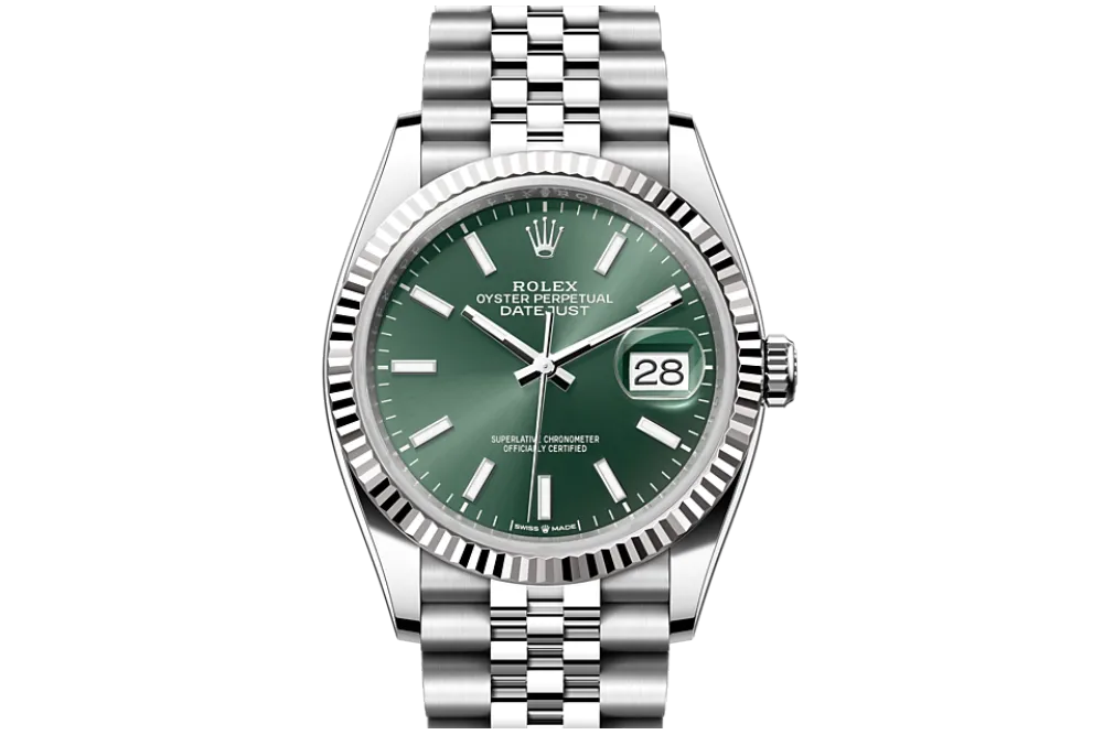 Coco Shoes Rolex Datejust 36 Oyster-36 mm-Oystersteel and White Gold Reference 126234 m126234-0051 - Cocoshoesvip.net