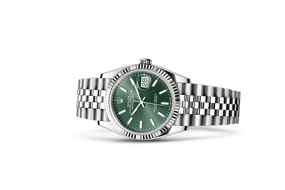 Coco Shoes Rolex Datejust 36 Oyster-36 mm-Oystersteel and White Gold Reference 126234 m126234-0051 - Cocoshoesvip.net