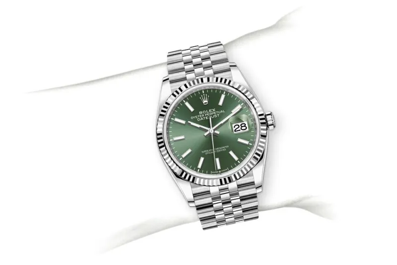 Coco Shoes Rolex Datejust 36 Oyster-36 mm-Oystersteel and White Gold Reference 126234 m126234-0051 - Cocoshoesvip.net