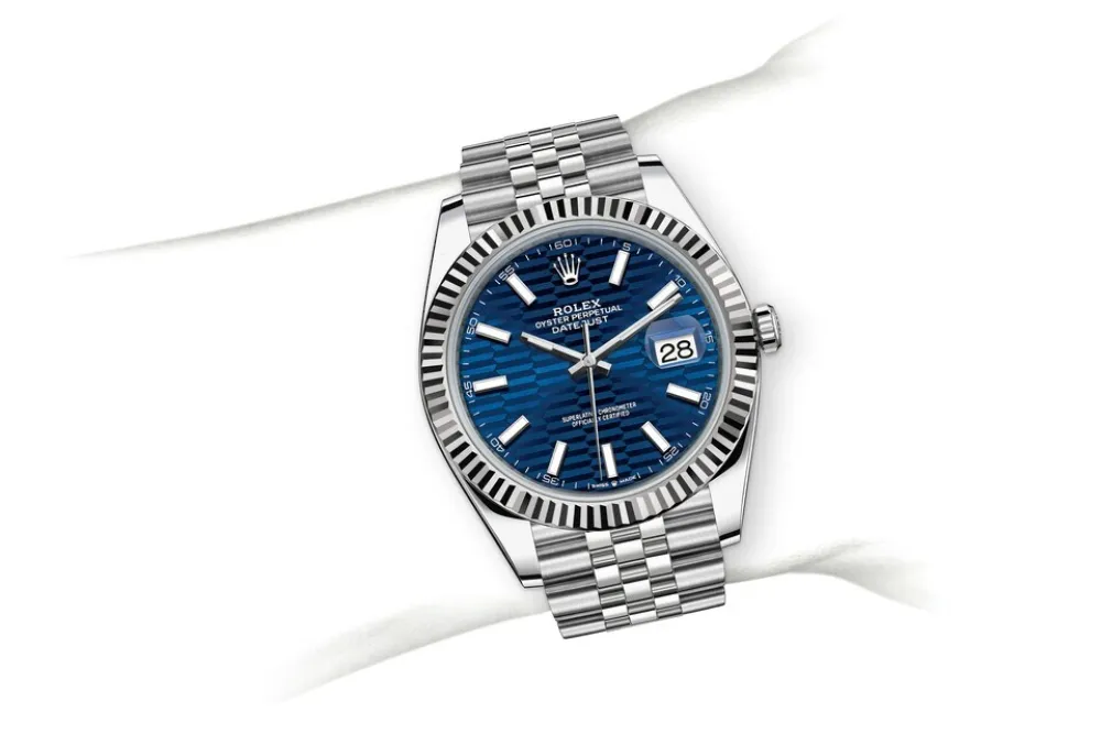 Coco Shoes Rolex Datejust 41 Oyster-41 mm-Oystersteel and White Gold Reference 126334 m126334-0032 - Cocoshoesvip.net