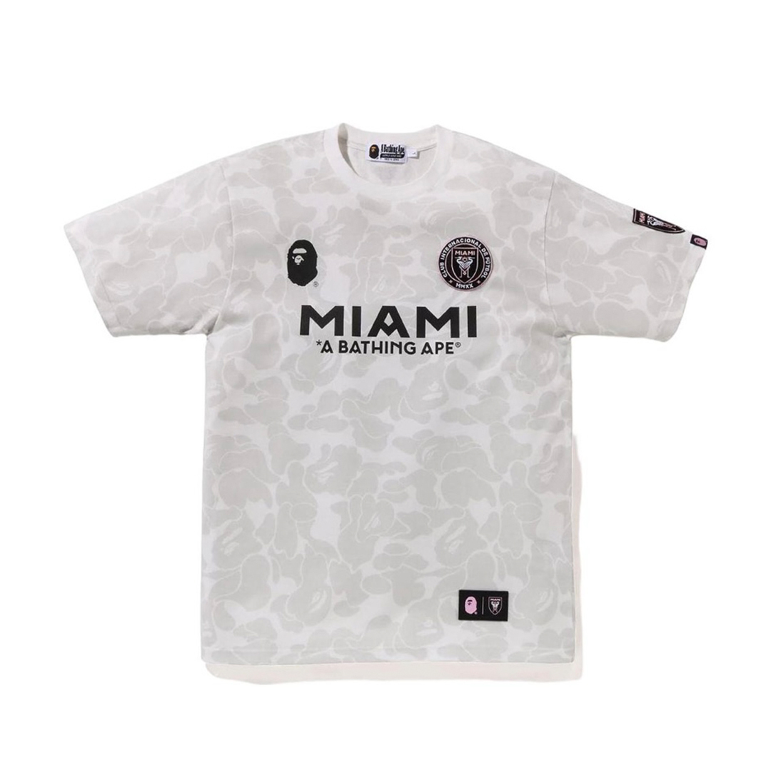 Coco Shoes BAPE x Inter Miami CF Camo Tee White - Cocoshoesvip.net