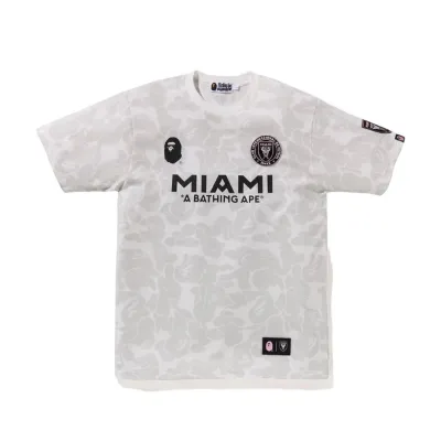 Bape x Inter Miami CF Camo Tee White 01