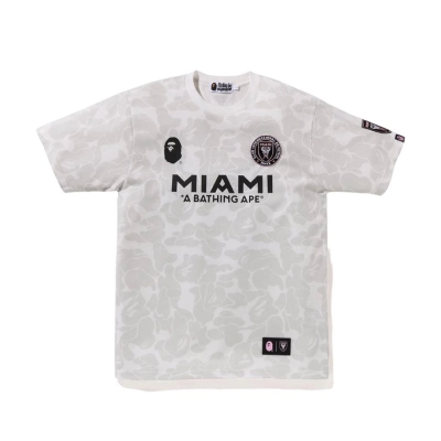 Bape x Inter Miami CF Camo Tee White 01