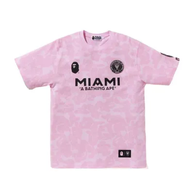 Bape x Inter Miami CF Camo Tee Pink 01