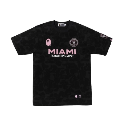 Bape x Inter Miami CF Camo Tee Black 01
