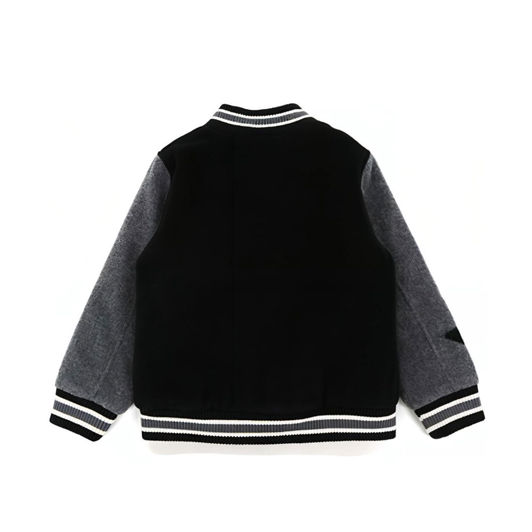 Coco Shoes BAPE Crew Varsity Jscket Black - Cocoshoesvip.net