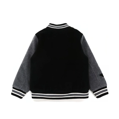 Bape Crew Varsity Jacket Black 02