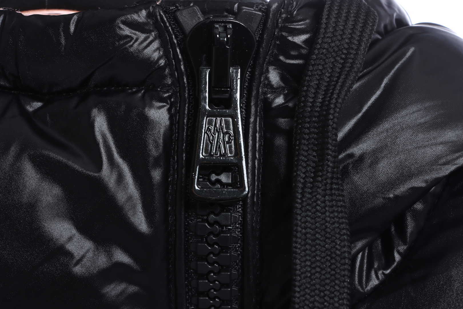 Coco Shoes Moncler Pink Lining with Diagonal Zipper Jacket - Cocoshoesvip.net