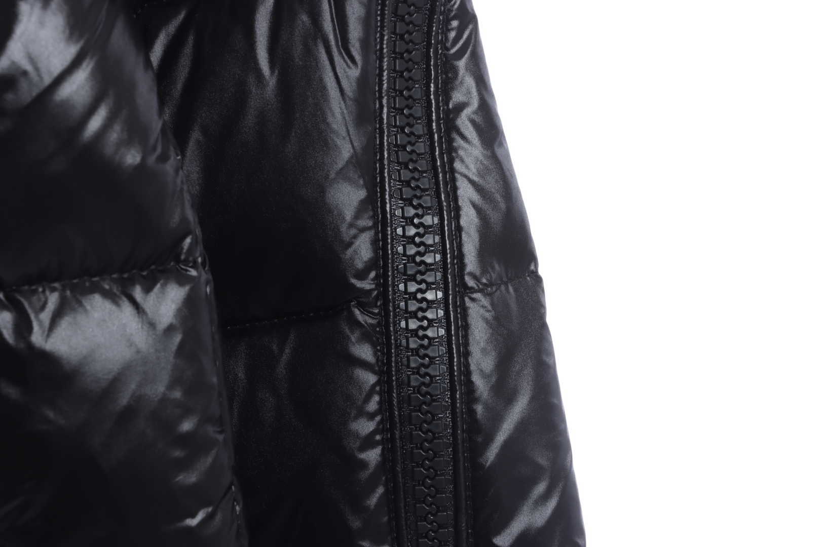 Coco Shoes Moncler Pink Lining with Diagonal Zipper Jacket - Cocoshoesvip.net