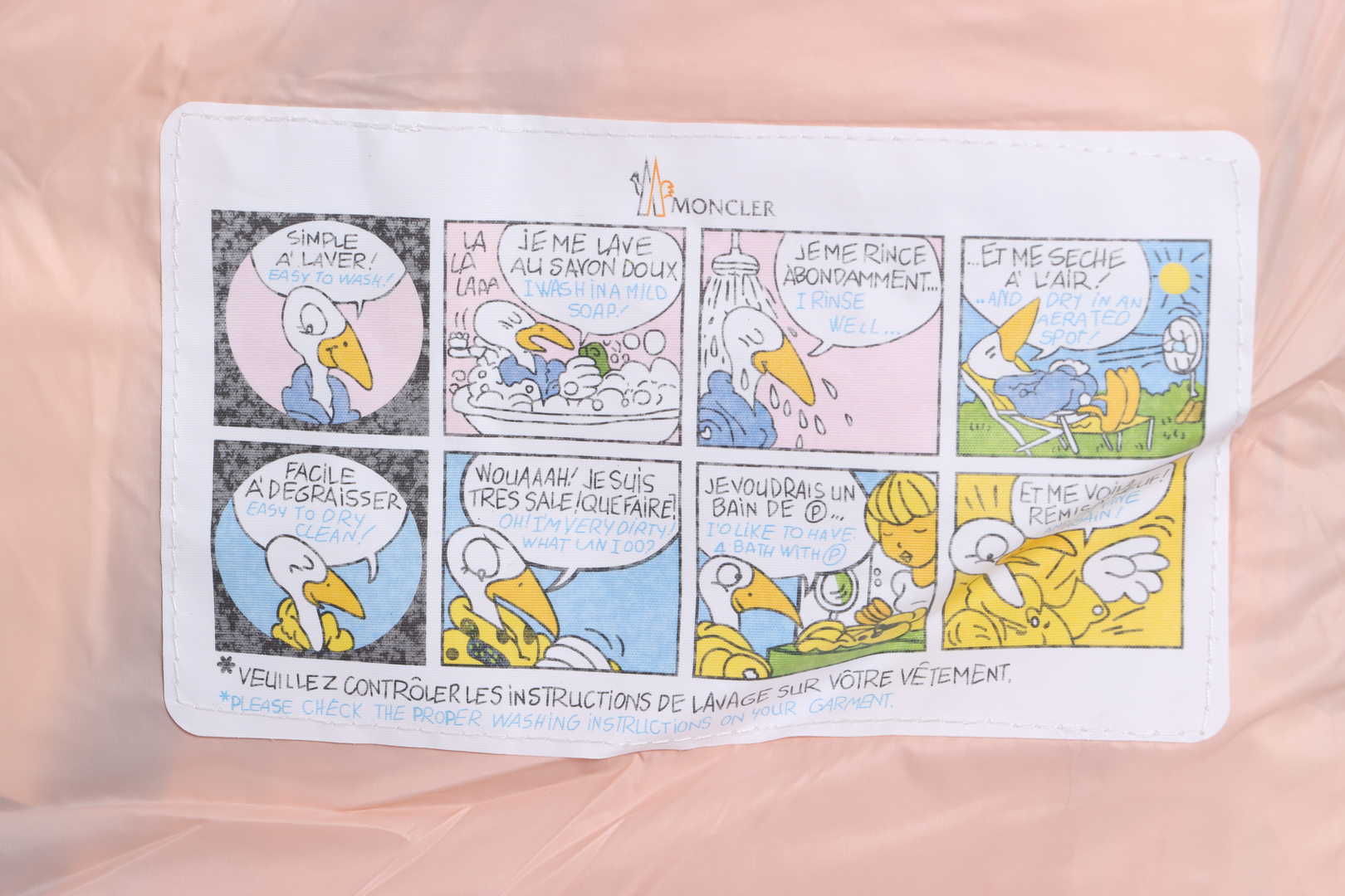 Coco Shoes Moncler Pink Lining with Diagonal Zipper Jacket - Cocoshoesvip.net