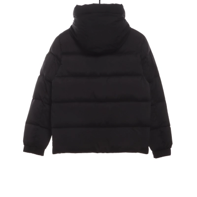 Moncler Madeira Zwart Driedimensionaal Black Jacket 02