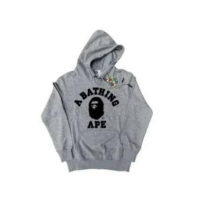 Bape Classic Small Head Letter Print Solid Color Hoodie 5 Colors 02