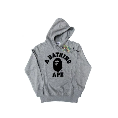 Bape Classic Small Head Letter Print Solid Color Hoodie 5 Colors 02