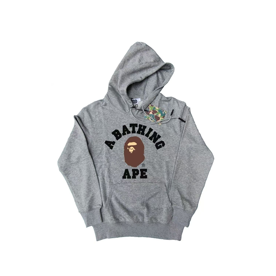 Coco Shoes BAPE Classic Small Head Letter Print Solid Color Hoodie 5 Colors - Cocoshoesvip.net