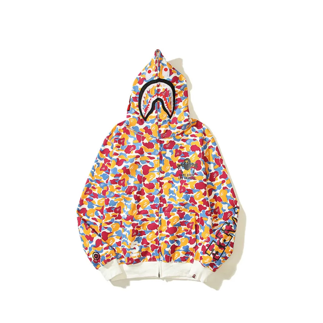 Coco Shoes BAPE Candy Color Shark Head hoodie - Cocoshoesvip.net